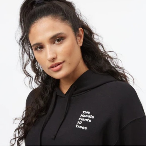 Ten Tree Eco Facts Oversized Hoodie Sz. Medium *LIMITED EDITION* - Picture 3 of 9